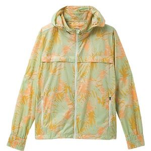Prana Whistler Anorak Lightweight Pullover Coastal Sage Green Jacket Size L